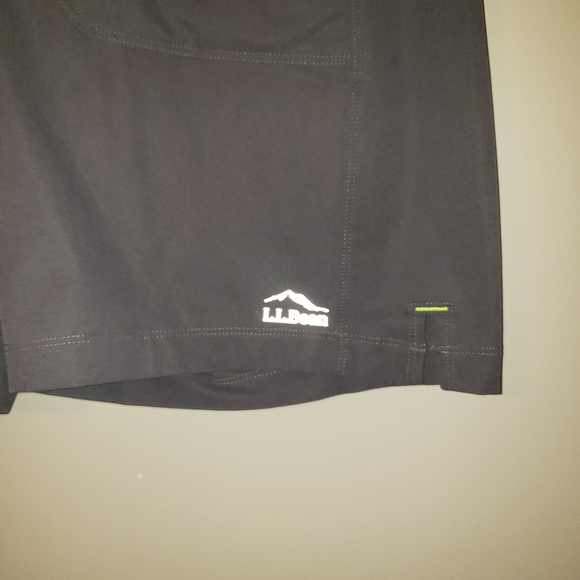 LL Bean Mens M Comfort Cycling Short W/ Liner Alloy Gray UPF 50+ Stretch 515858 - Picture 7 of 10